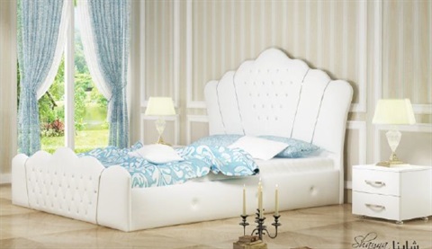 تخت دو نفره چوبی شاینا TD3035